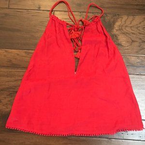 The Jetset Diaries Regla Tank Crimson XS NWT